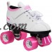 Chicago Skates® Ladies White Size 9 Bullet Deluxe Speed Skates   550456355